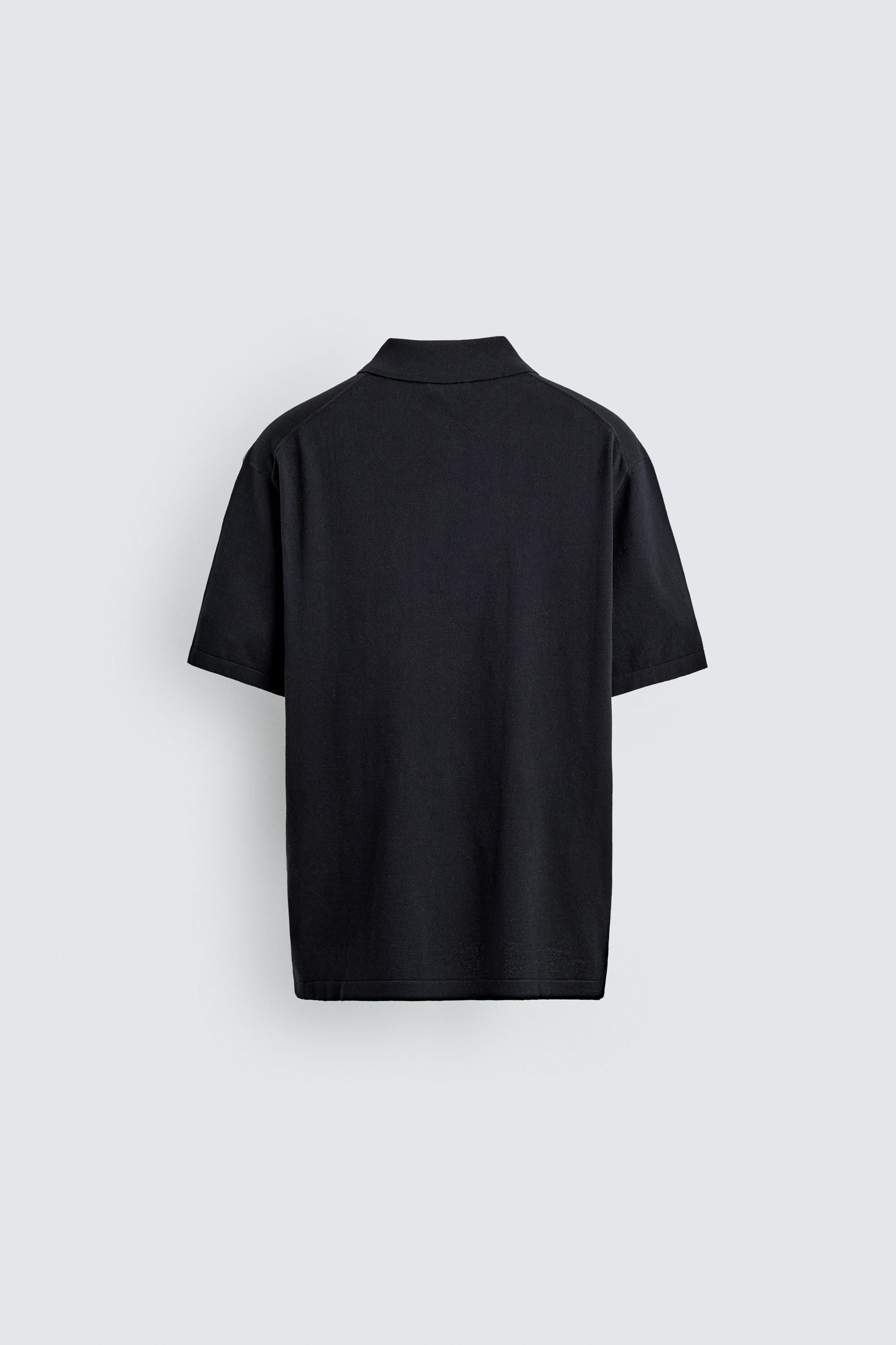 POLO REGULAR FIT EN MAILLE MÉLANGE DE COTON